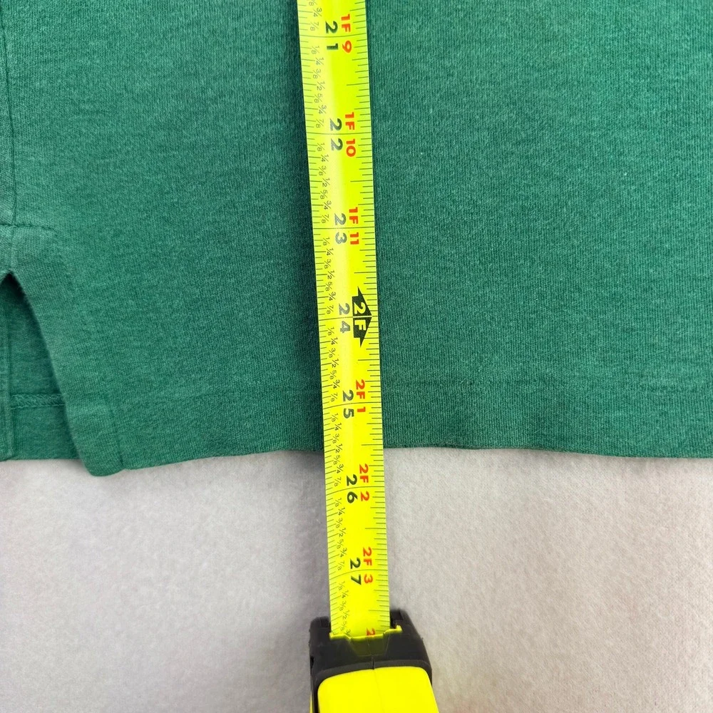 Polo Ralph Lauren Mens Green Pima Cotton Custom Slim Fit Polo Shirt Size M